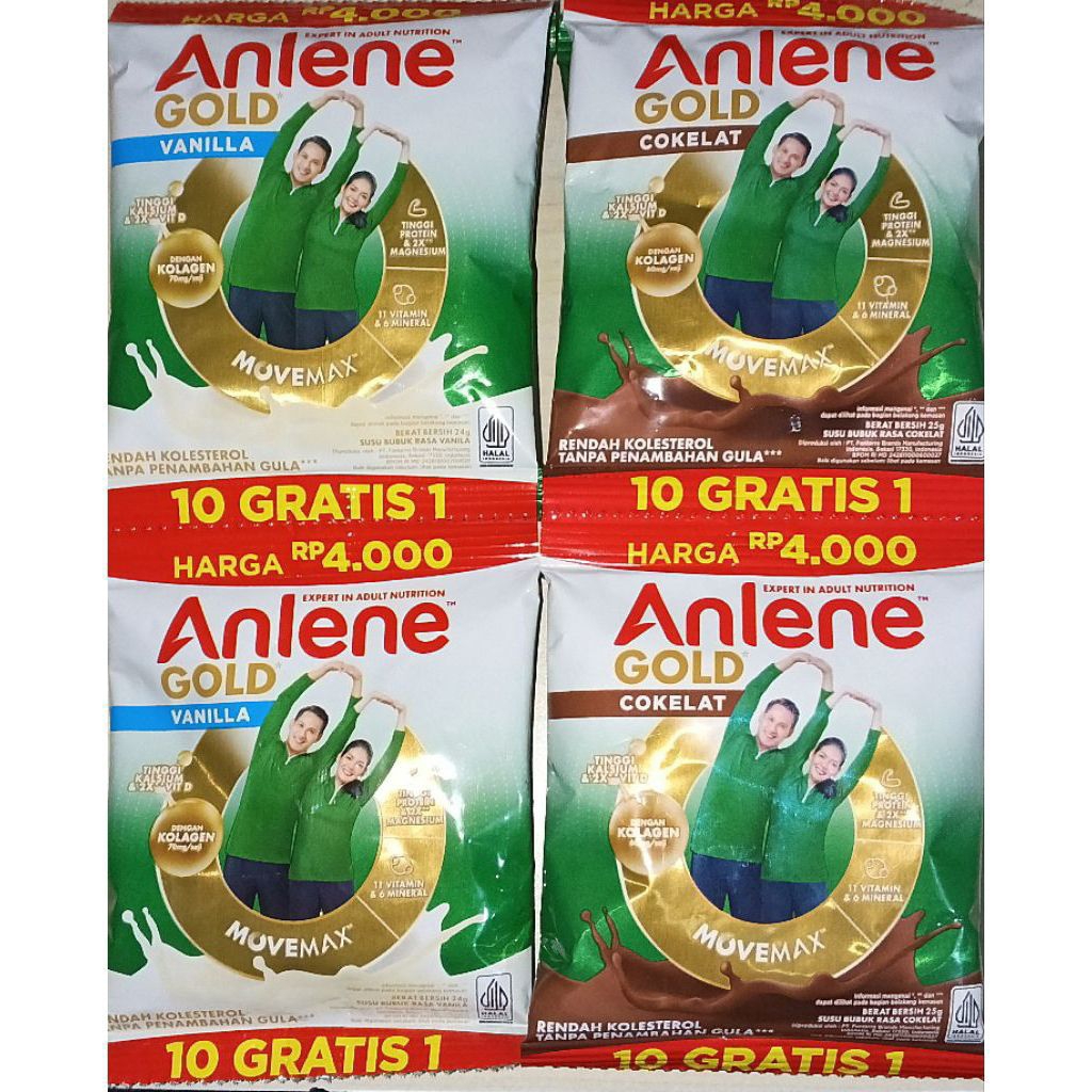 SUSU ANLENE GOLD SACHET RENCENG