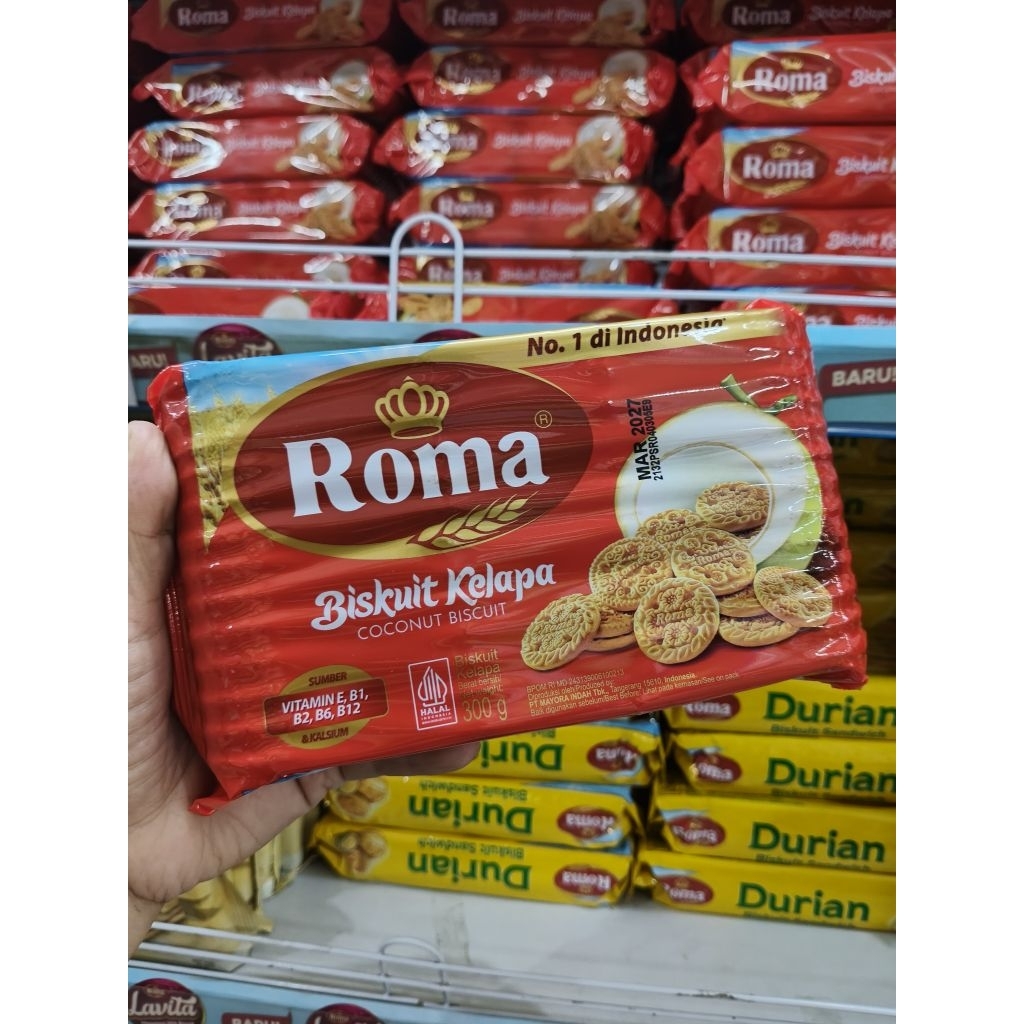 Paket Hemat Biskuit Roma Kelapa 300gr x 14pc