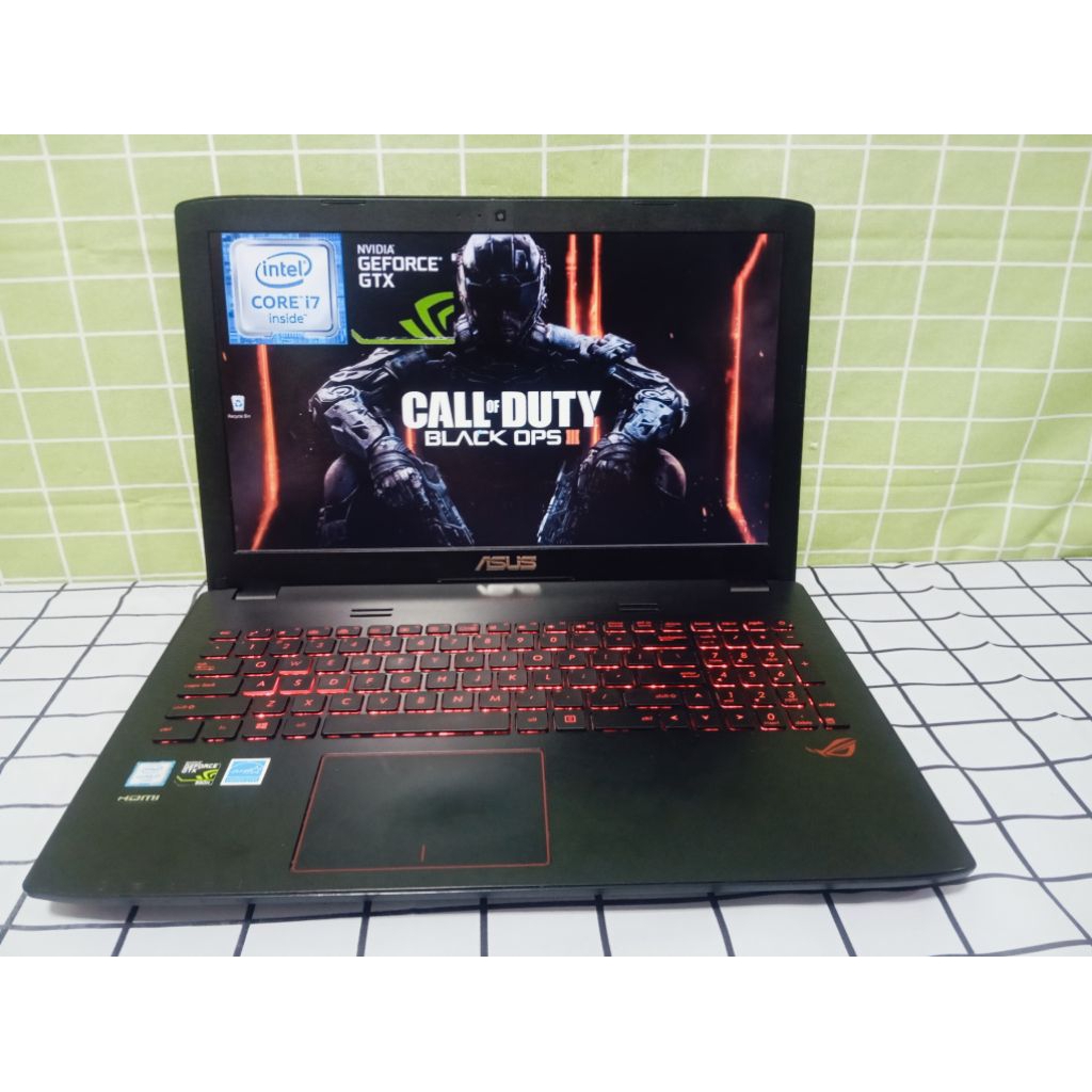 Asus Rog GL552VX core i7 GTX950M 4gb no minus siap pakai