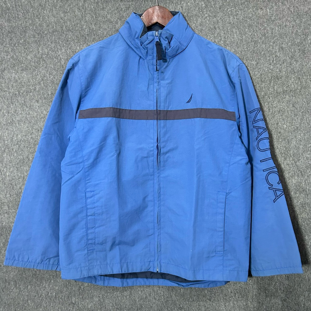 Nautica Lightweight Windbreaker Jacket | Jacket Second Preloved Branded Original