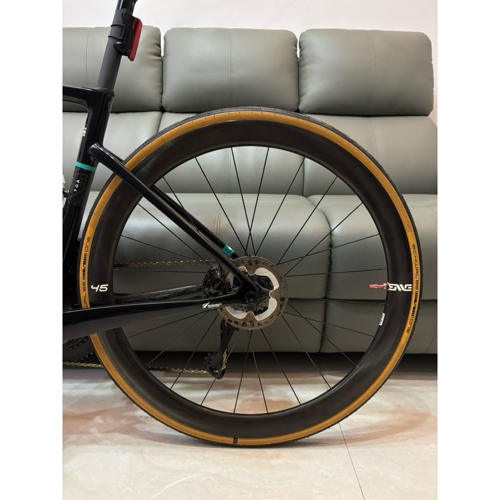 Velg Wheelset Sepeda Carbon Enve Foundation 45