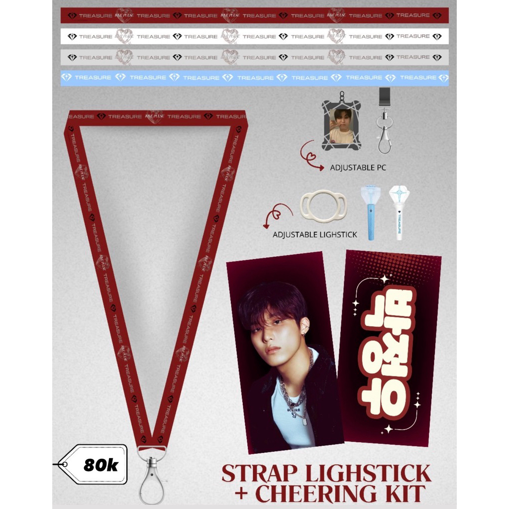 BUNDLING STRAP LIGHTSTICK + CHEERING KIT TREASURE