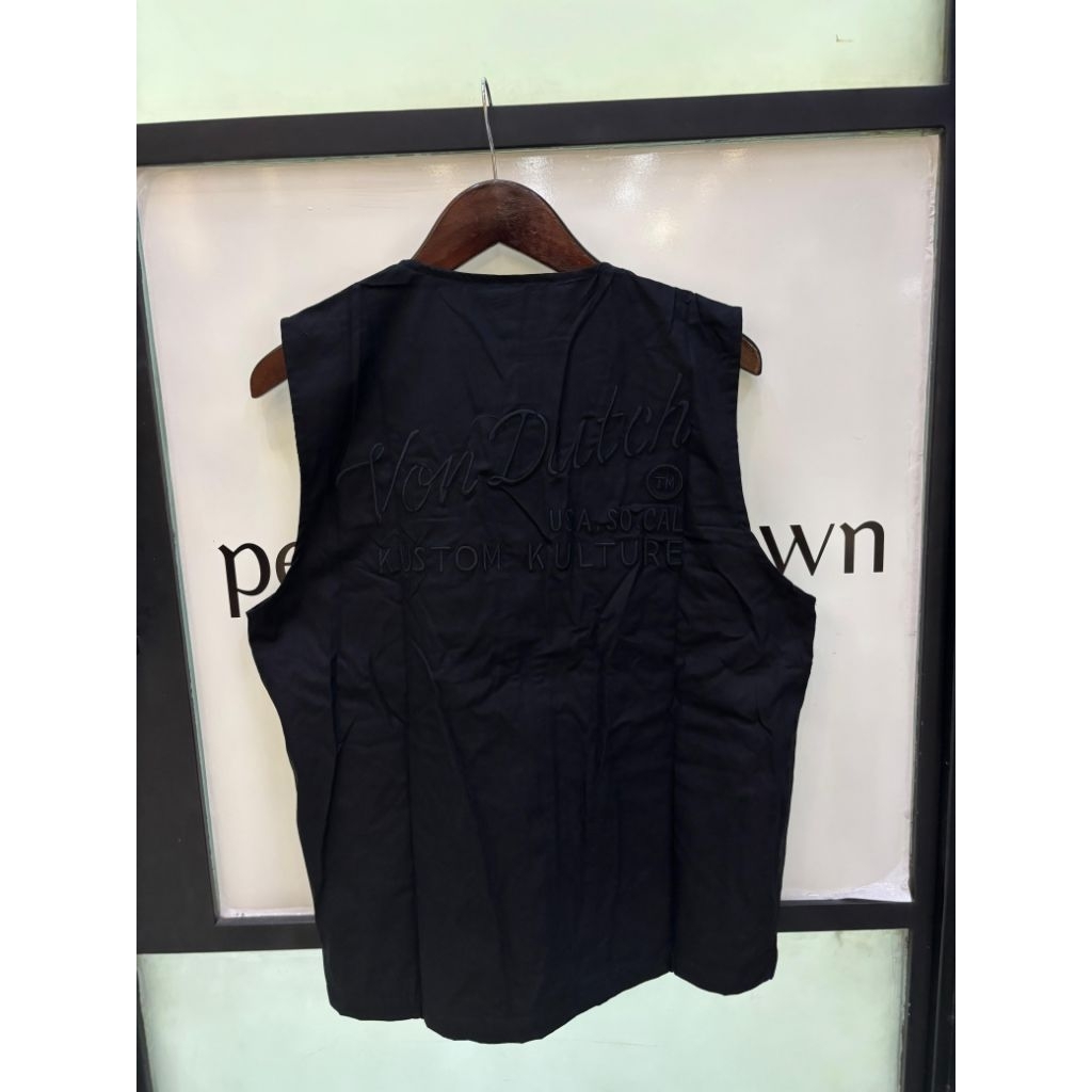 VON DUTCH 1631 VEST BLACK