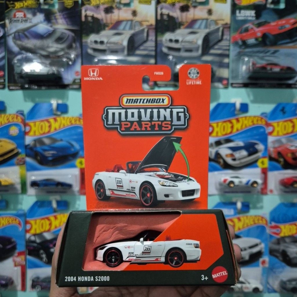 MATCHBOX MOVING PARTS HONDA S2000 WHITE