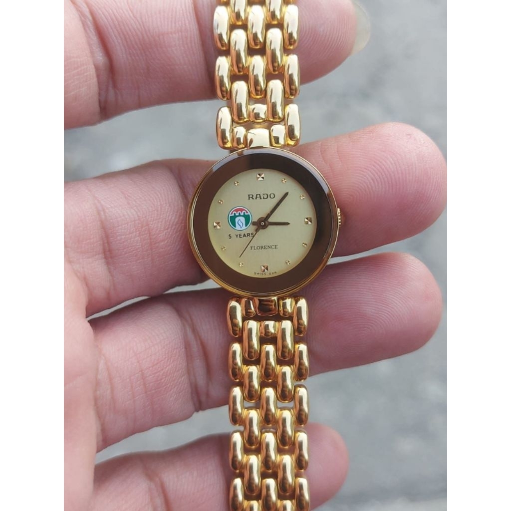 Vintage Ladies Rado Wristwatch Watch Florence Swiss 318.3745.2 23mm