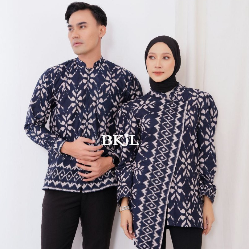 Baju Batik Wanita Couple Motif Fatma Batik Wanita Modern Salur Batik Putra HM