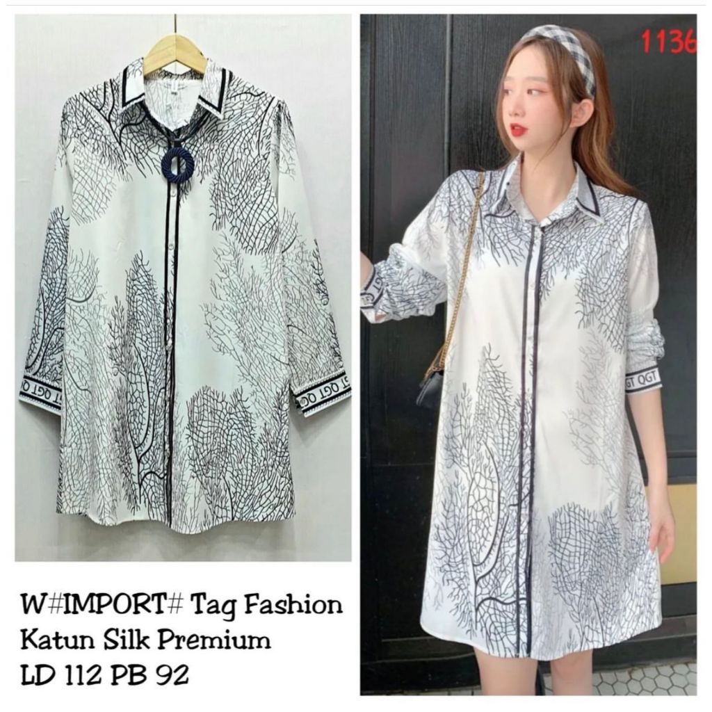 Dress Import Katun Silk