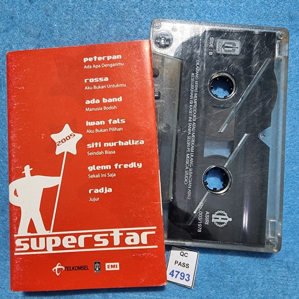 Kaset pita Kompilasi Superstar 2005 / Peterpan Ada Band Iwan Fals