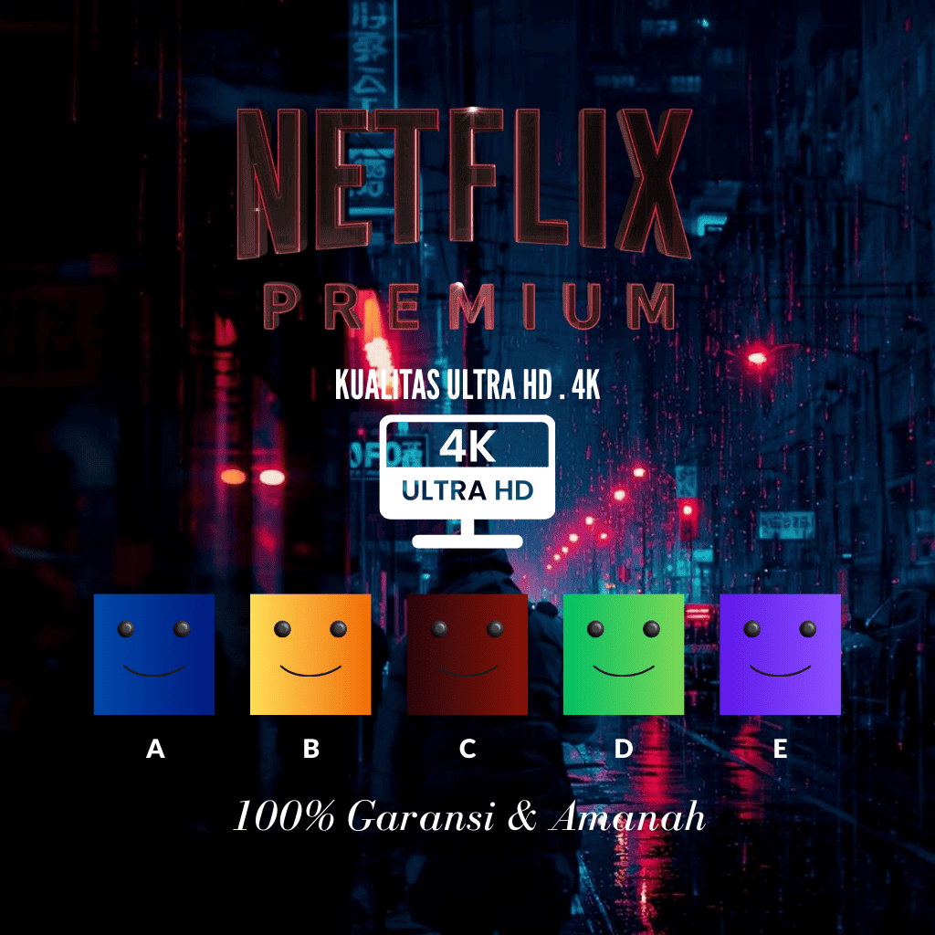 NETFLIX NETFLIK FULLGARANSI INDONESIA FULLMOUNTH NO VPN