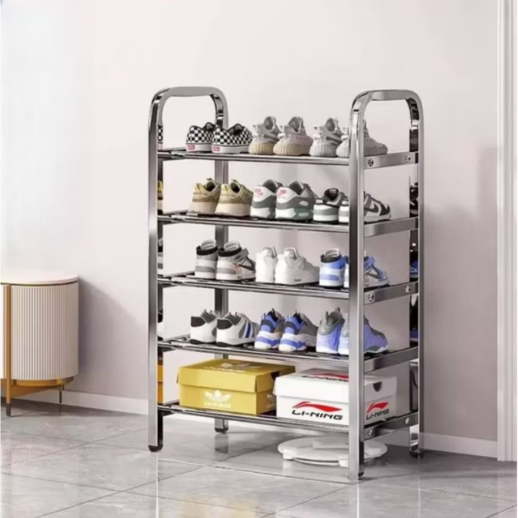Rak Sepatu Stainless 4 Susun
