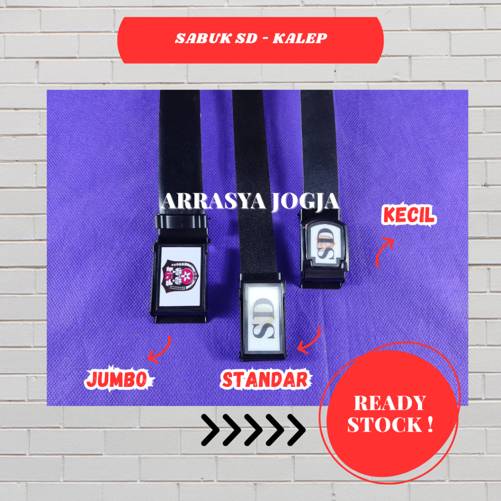 [INSTAN] Sabuk SD | Sabuk SD Kalep | Ikat Pinggang SD | Berbagai Size Kecil - Jumbo
