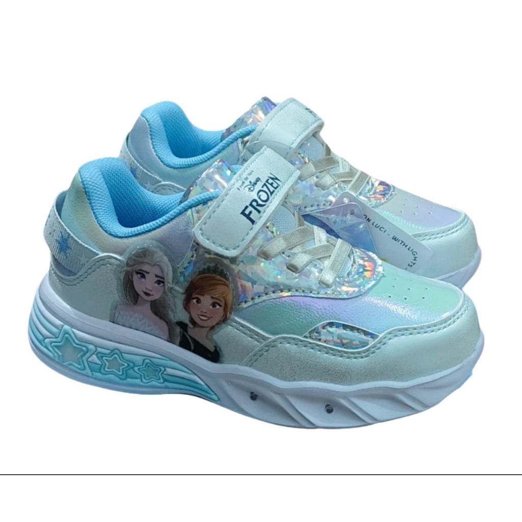 Sepatu Anak LED Disney Frozen Original