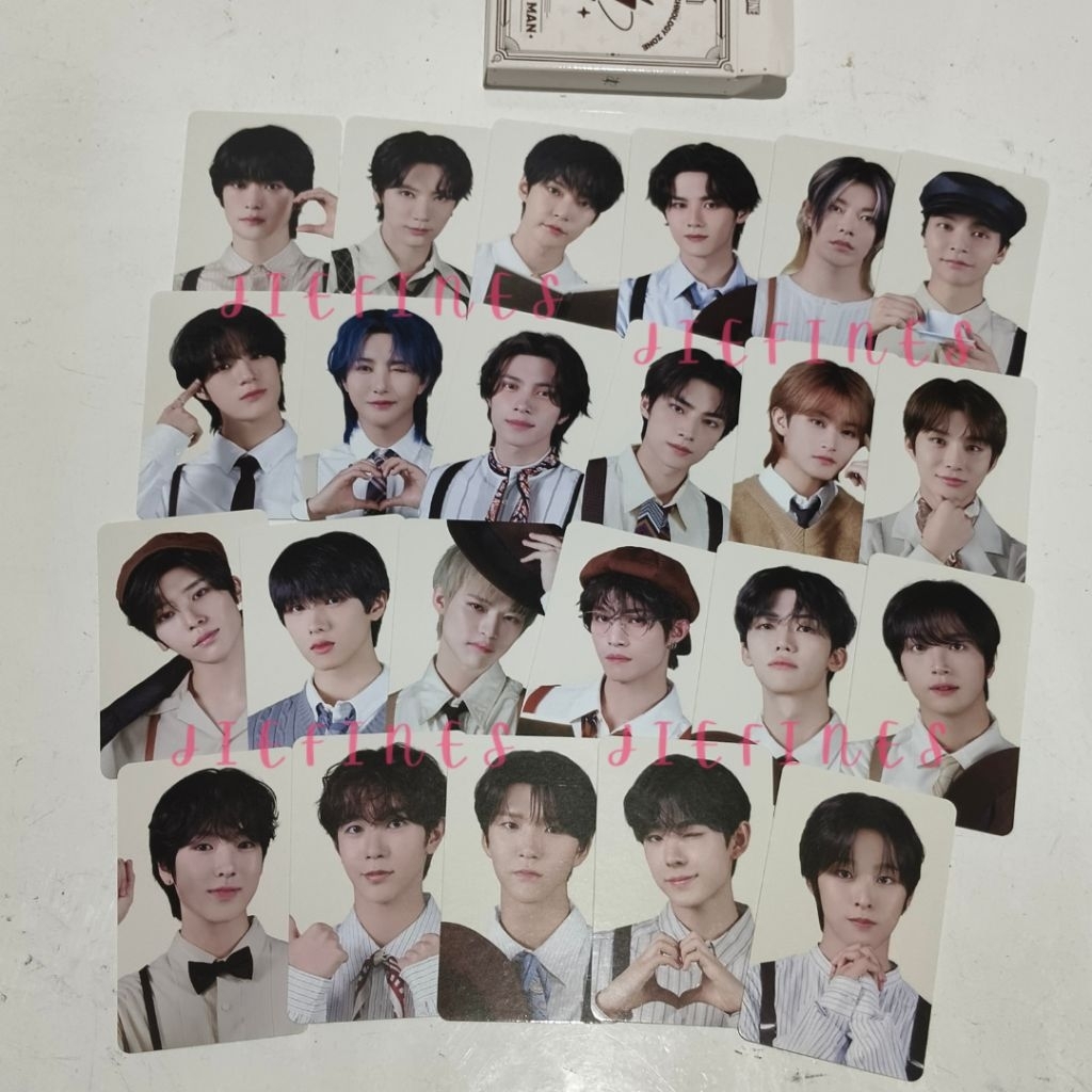 set nct zone konsep photocard official gentleman cupid pizza boy office worker snowboarder secret ca