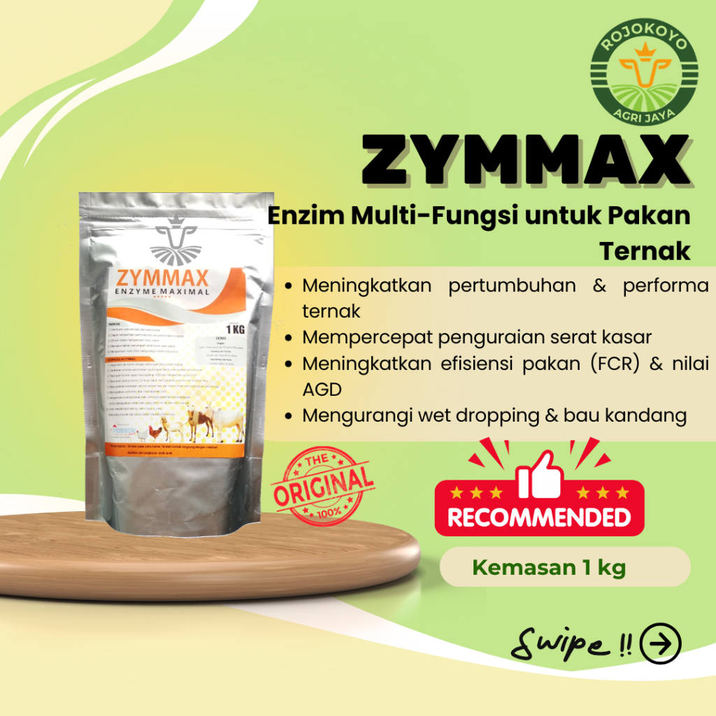 Zymmax-Enzim Maximal Pemecah Serat Kasar Pakan Ternak