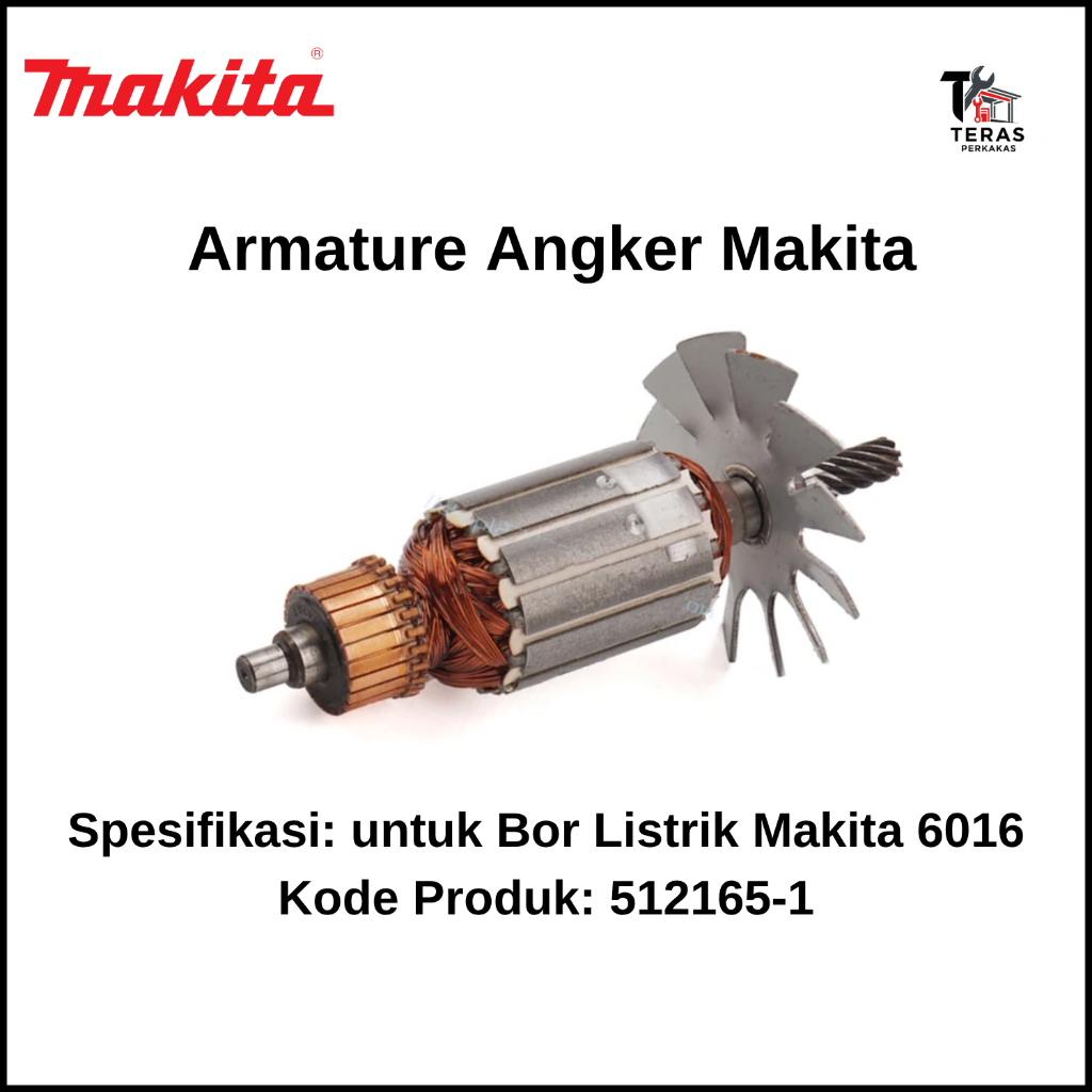 MAKITA Armature Angker untuk Bor Listrik Makita 6016