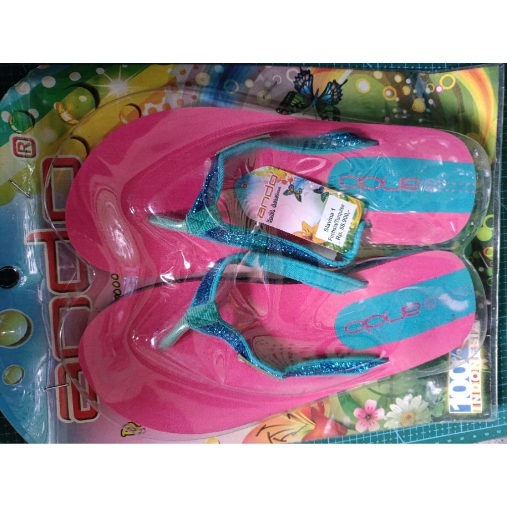 Ando ,Sandal Ando anak dan dewasa, sandal jepit ando