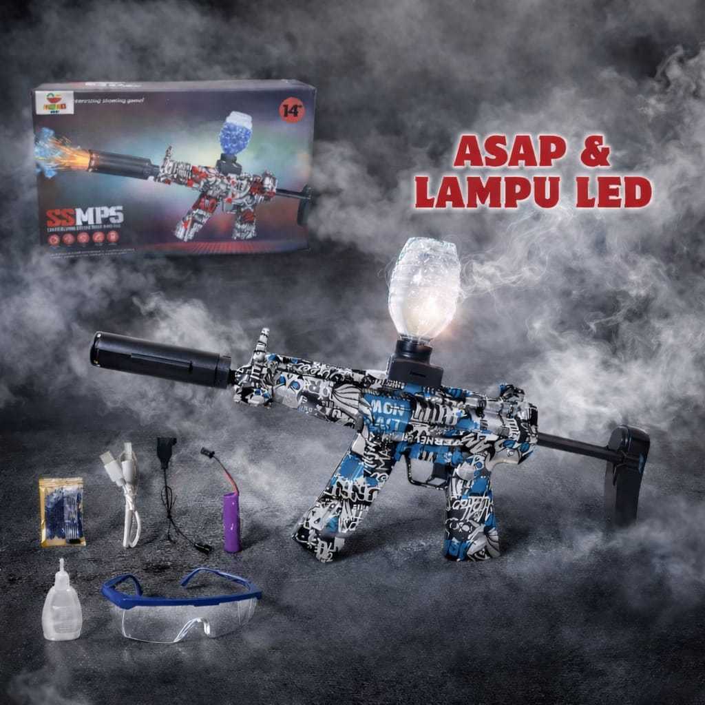 Planet Toyz - Mainan Anak Watergel MP5 Luminious Spray Electric Water Gel