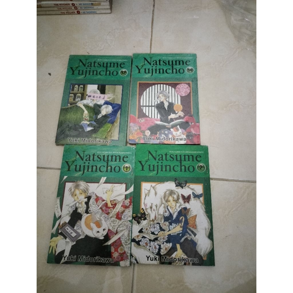 Komik Yuki Midorikawa - Natsume Yujincho 1 2 12 14 (4 Komik)