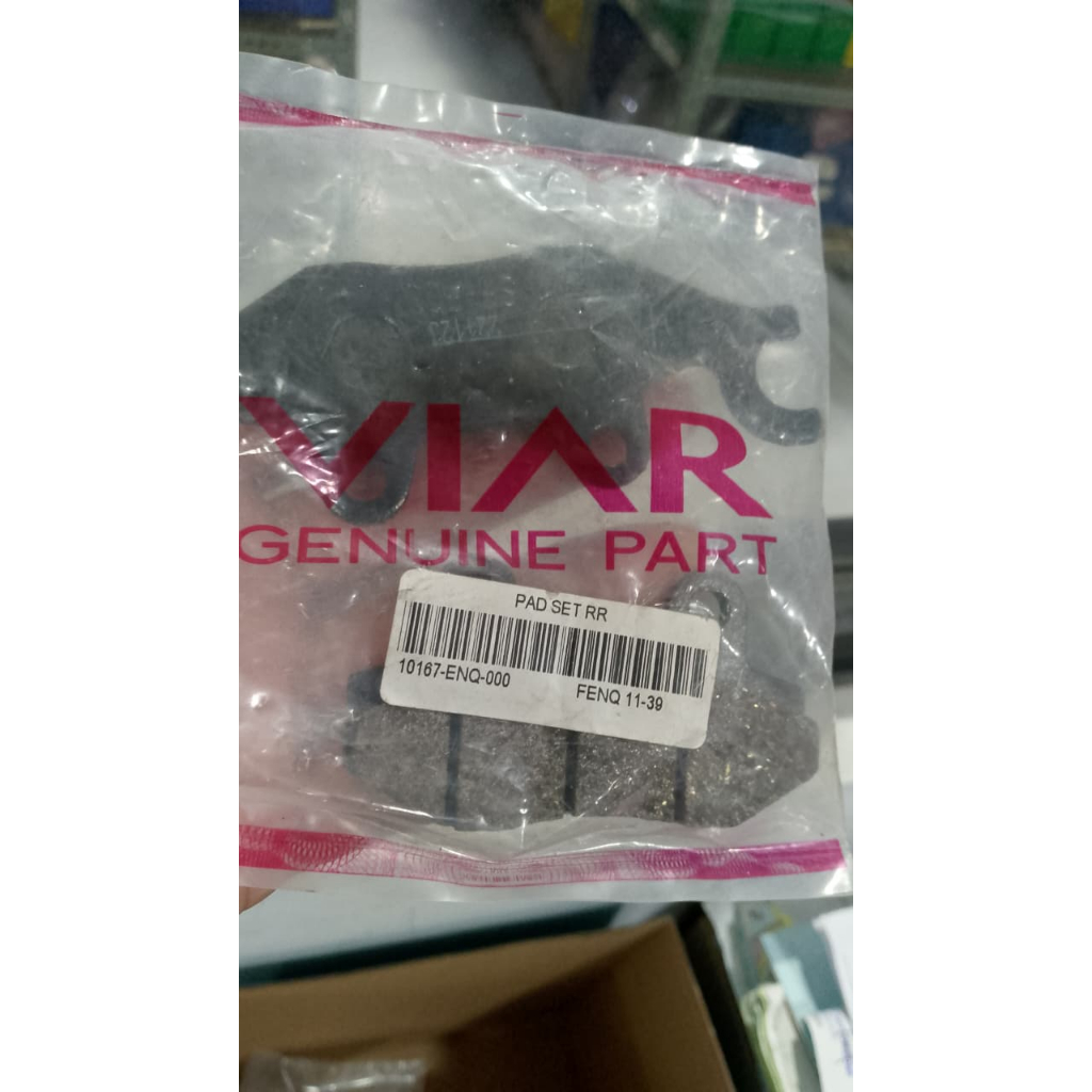 KAMPAS REM BELAKANG MOTOR LISTRIK VIAR NEW Q1 / NEW Q1 L ( LONG ) - PAD SET RRFENQ 11-3910167-ENQ-00