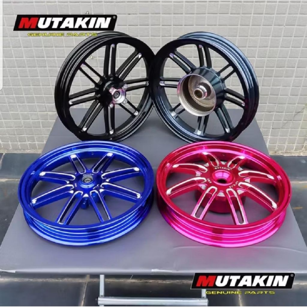Velg CNC MUTAKIN MT88 ring 14 Vario 125 150 Scoopy Vario 110 Beat Esp Fi Mio Sporty Mio J Mio Smile