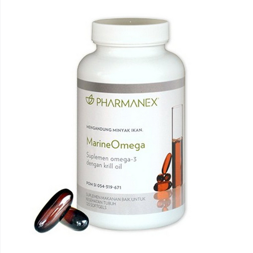 Nu Skin Suplemen Marine Omega 3 Dengan krill Oil isi 120 Softgels Ed 05/27