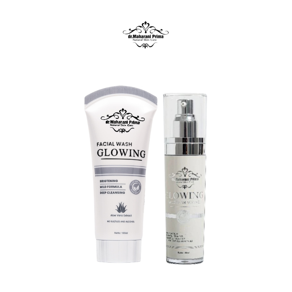 dr. maharani prima - BUNDLING facial wash glowing + micellar water glowing