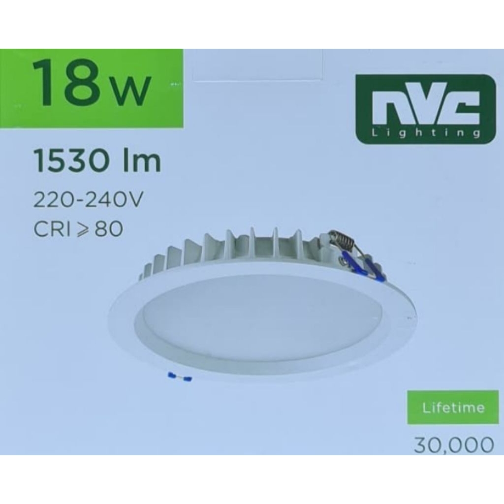 lampu nvc downlight 18 w