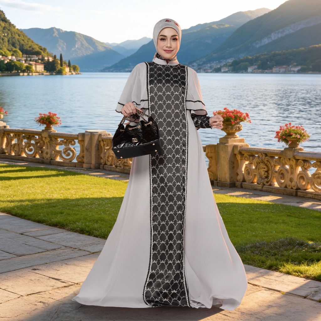 Mandjha Ivan Gunawan Elenza Dress Busana Muslim Modest ORIGINAL