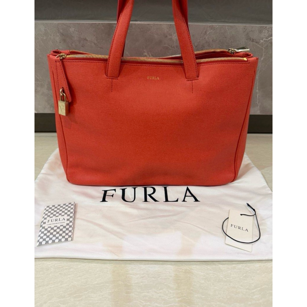 FURLA Leather Tote Bag