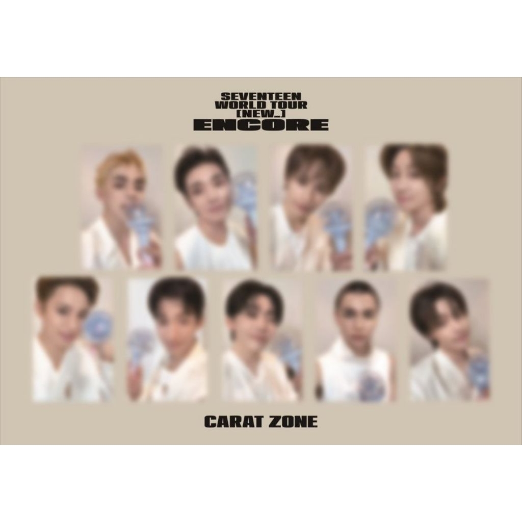 [sharing] caratzone seventeen new_ encore photocard - svt scoups jeonghan joshua jun hoshi wonwoo wo