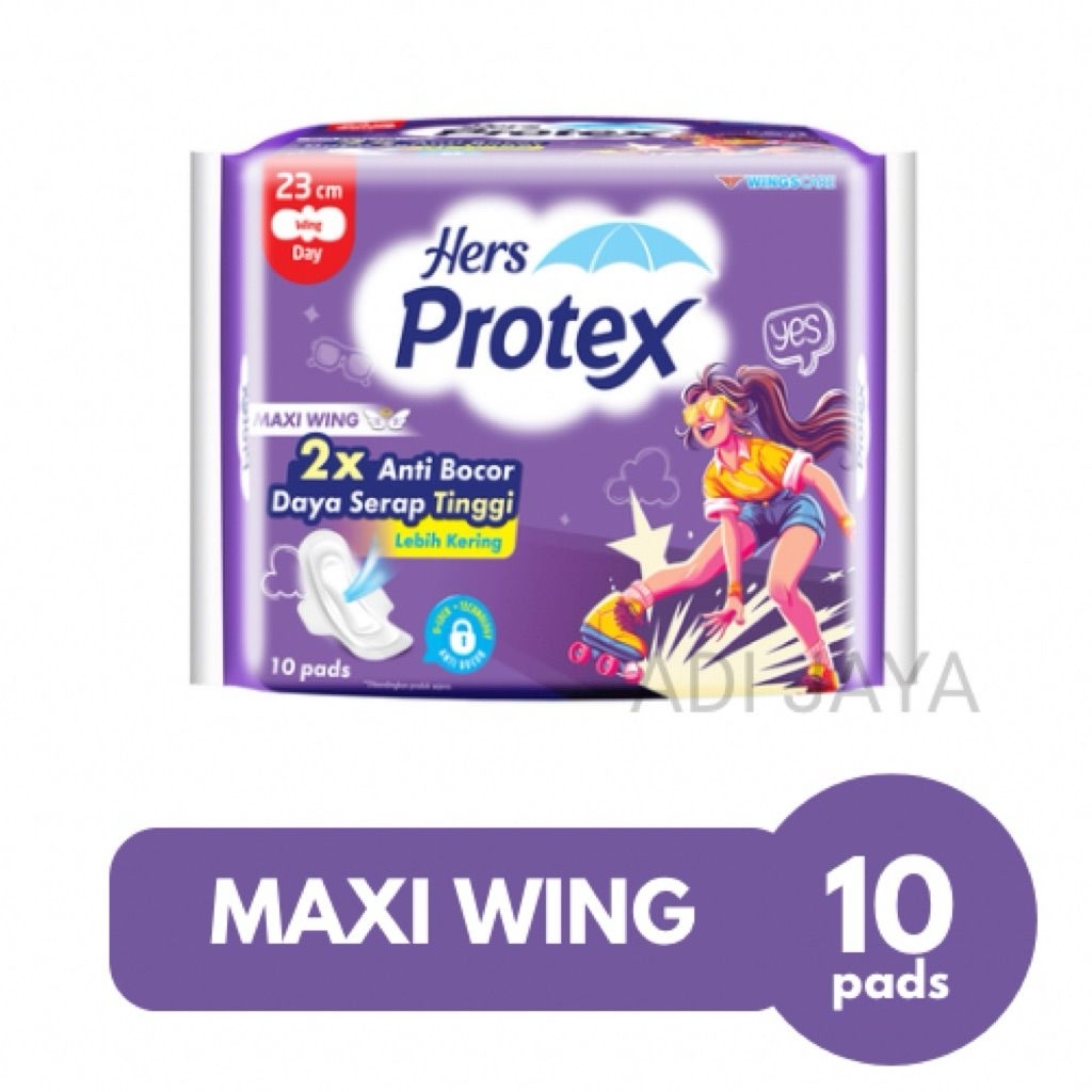 Hers protex maxi wings 23 cm isi 10