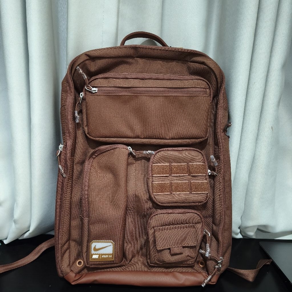 Nike Utility Elite Backpack Brown (37L) / Tas Original