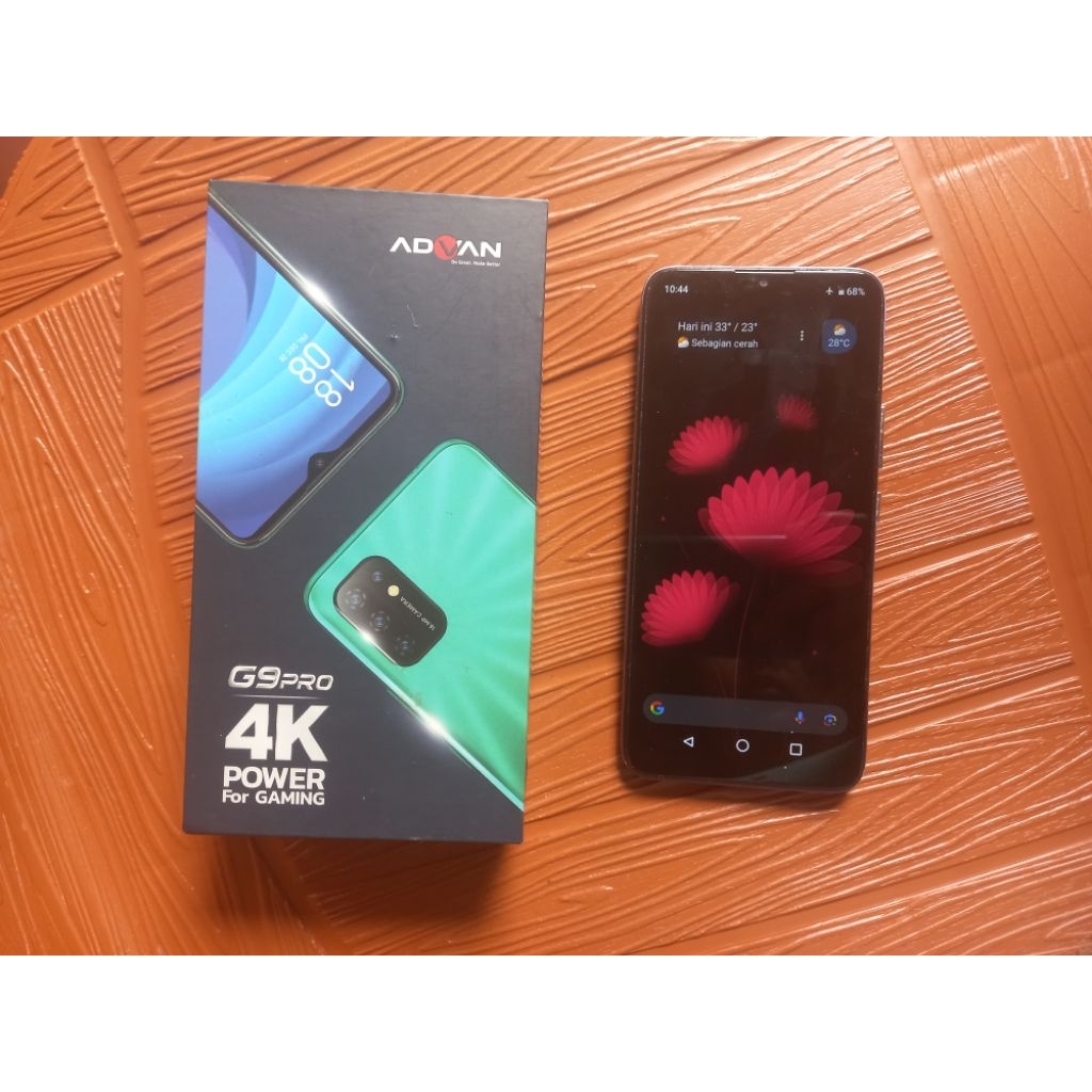 (MURAH) HP ADVAN G9 PRO ORIGINAL SECOND RAM 6/64GB. HP gaming  ekonomis. Bonus modem .