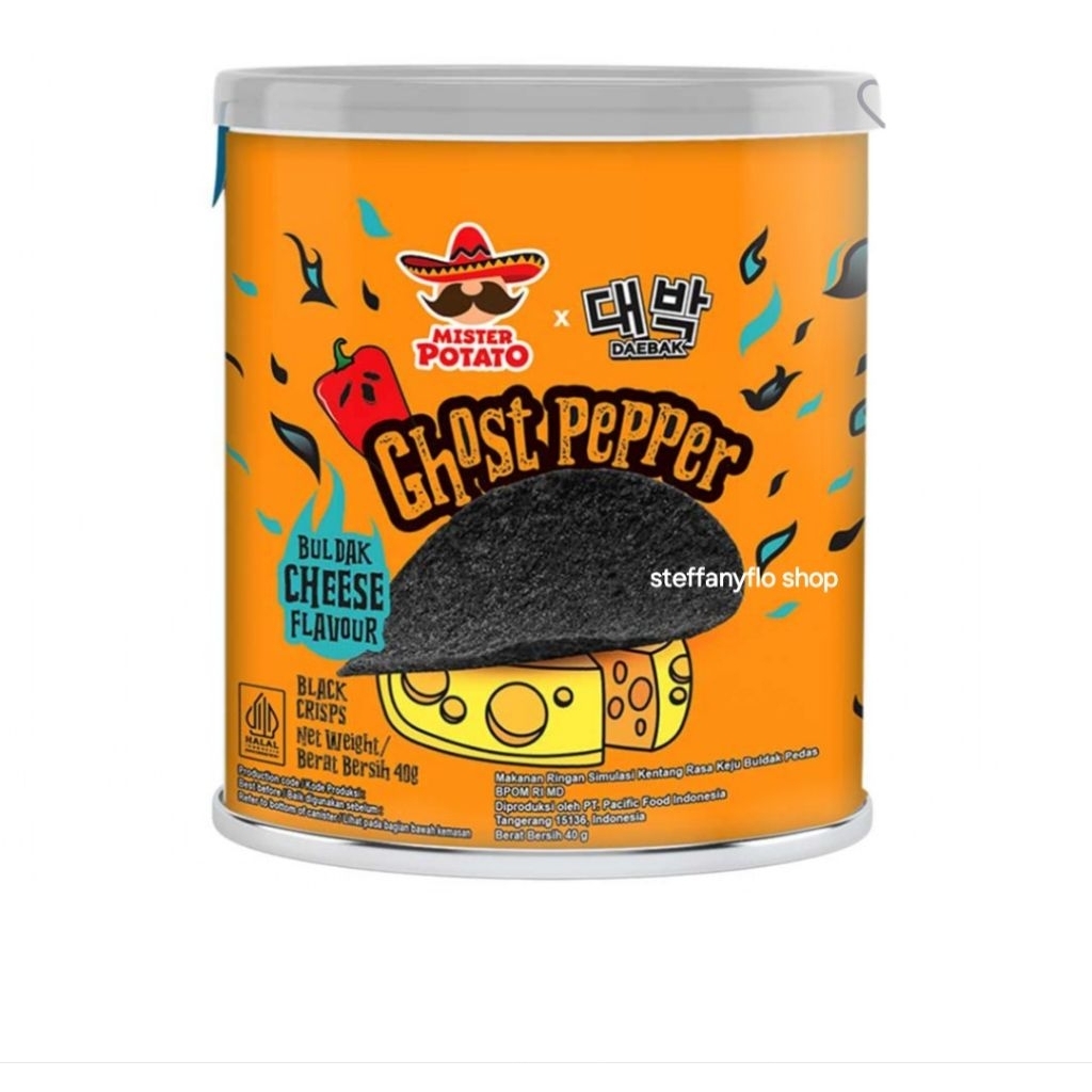 NEW Ghost Pepper CHIPS 100gr DAEBAK NOODLE 80gr Mamee & Chips 40gr Mister Potato Daebak READYSTOCK
