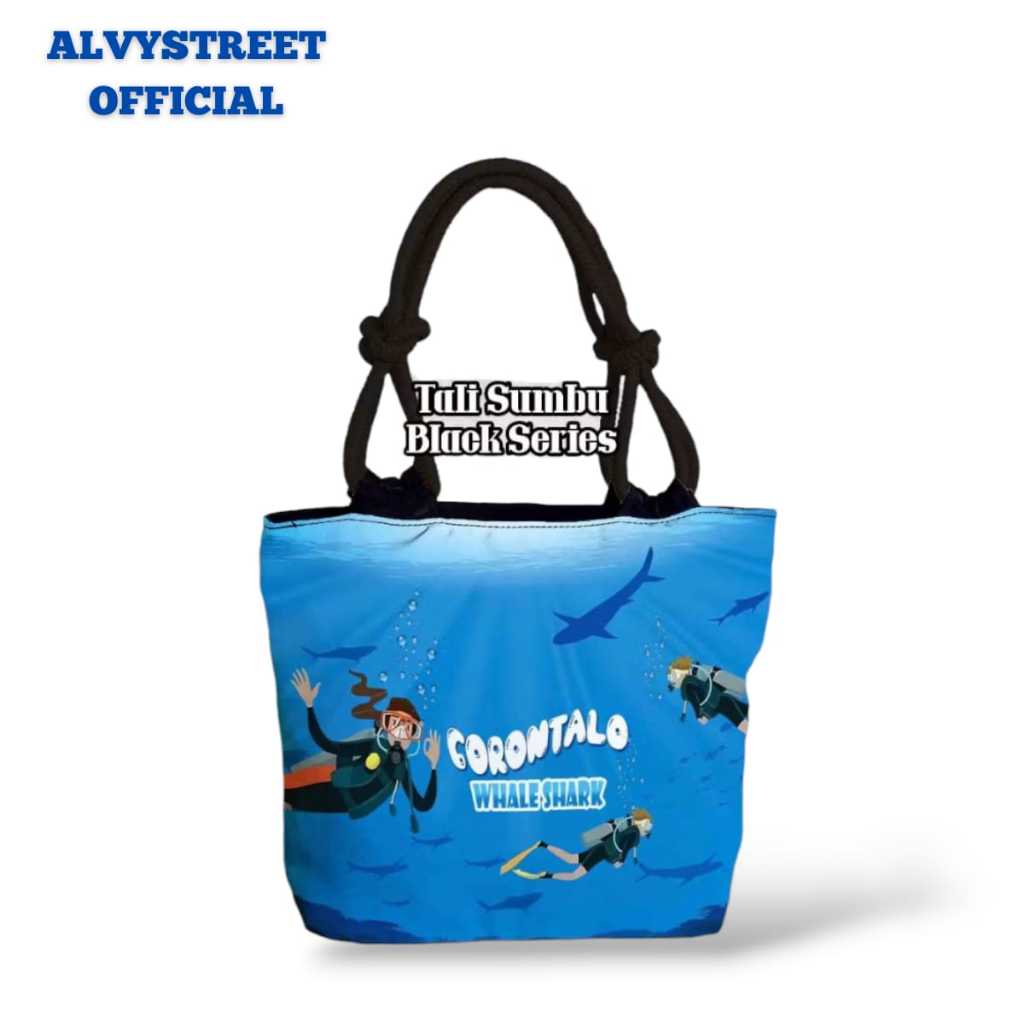 ALVYSTREET OFFICIAL | Tas Totebag Wanita Motif Wisata Asia Desain Unik dan Kekinian Souvenir Goronta