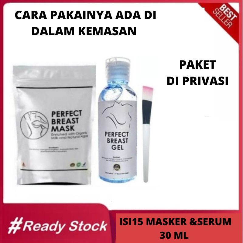 PERFECT BREAST MASK - Masker Pembesar & Pengencang Payudara Terbaik ( MASK & SERUM)