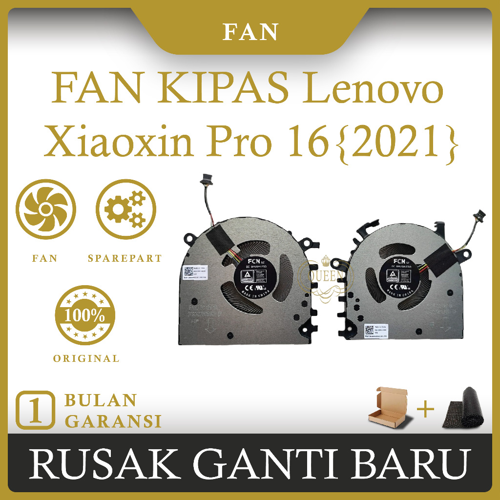 FAN KIPAS LAPTOP Lenovo Xiaoxin pro 16 {2021} {12V 1A} GPU/CPU