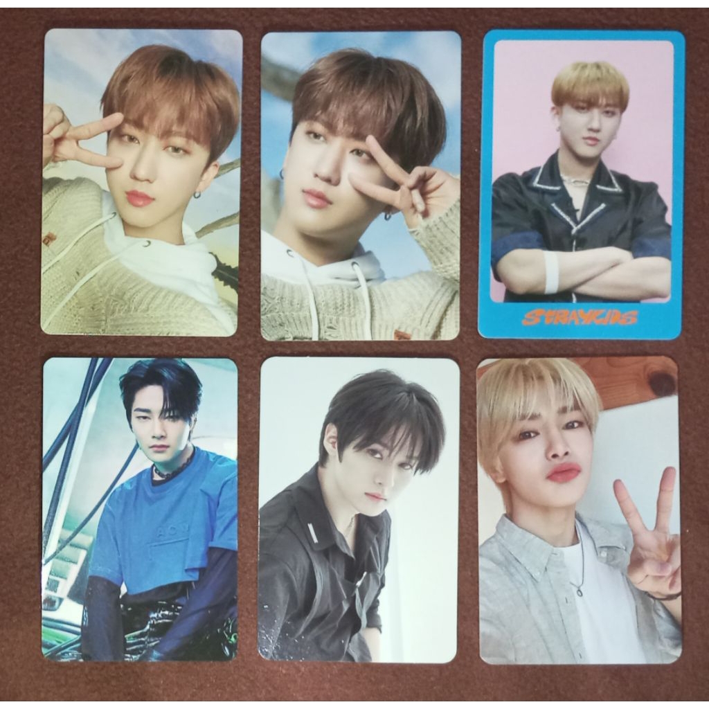 Stray Kids Photocard Official : Bangchan, Lee Know, Changbin, I.N, SKZ - Maniac, Dicon, Nacific, SLB
