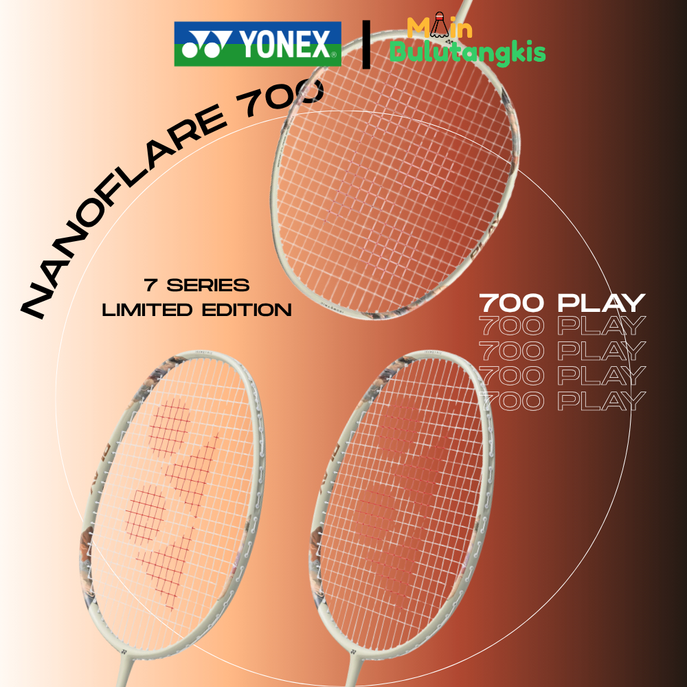 Raket Badminton Yonex Nanoflare 700 Play Light Beige - Limited Edition