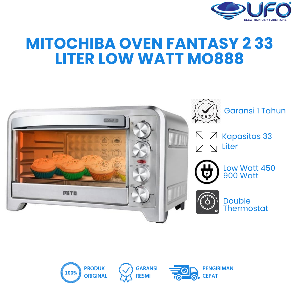 Mitochiba Oven Fantasy 2 33 Liter Low Watt MO888