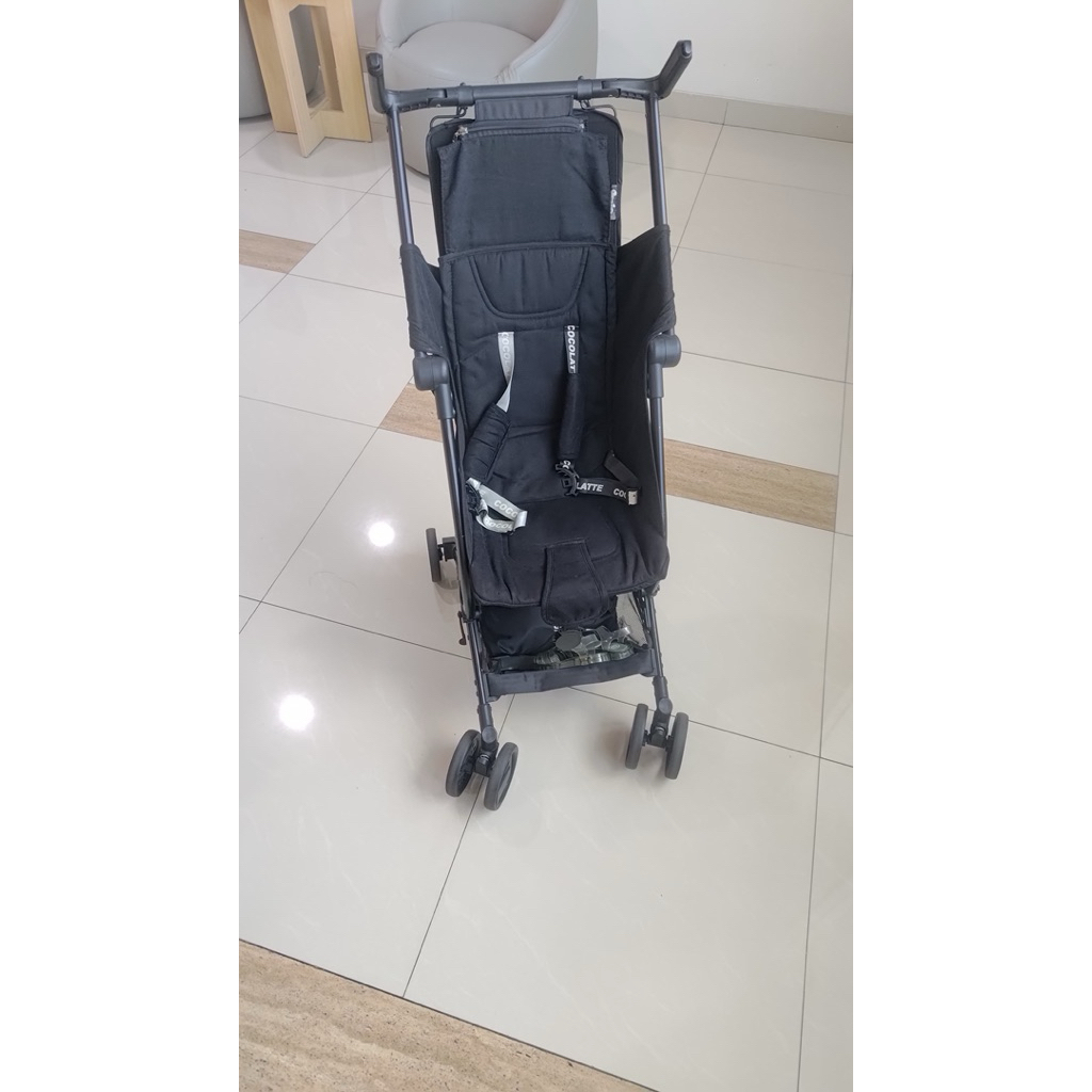 preloved stroller coco latte pockit minima