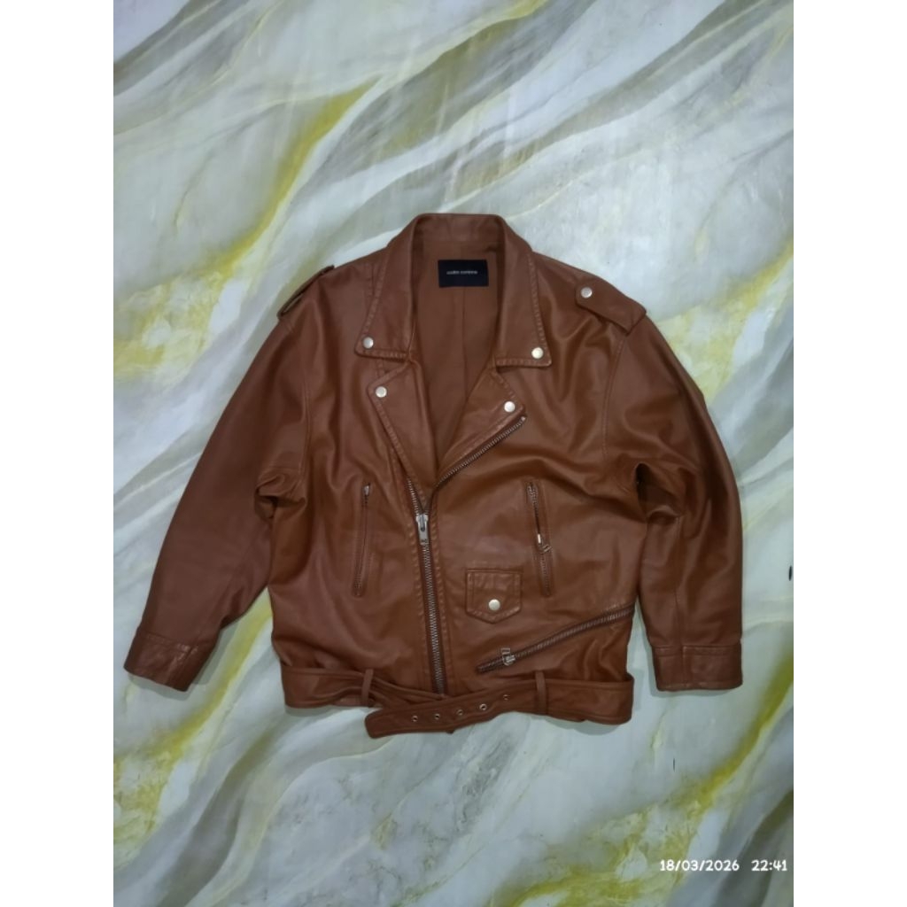 CODES COMBINE RAMONES LEATHER JACKET