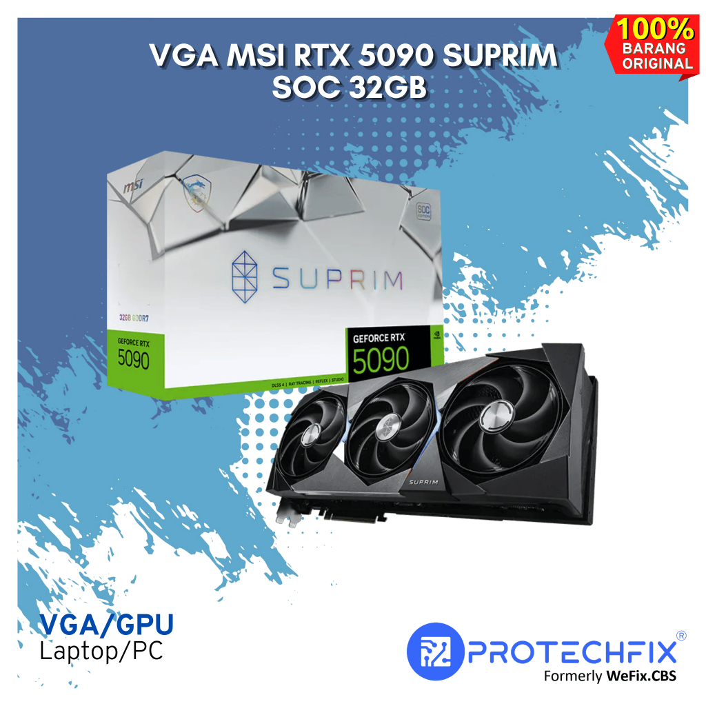 VGA MSI RTX 5090 SUPRIM SOC 32GB