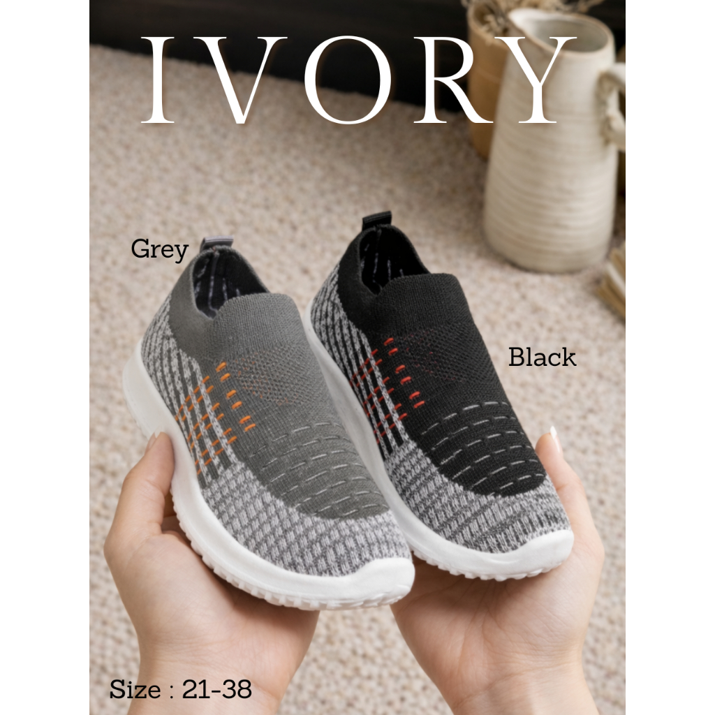 SODALITE -Sepatu Anak Slip On Flyknit Fashion 373