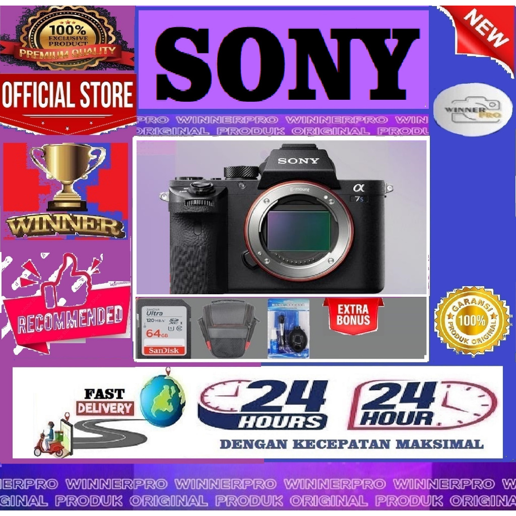 Kamera Sony A7S II Body Only - Sony A7s Mark II mark 2