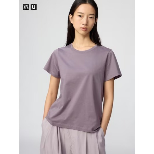 SALE Women T-Shirt SUPIMA Katun Kaos Wanita Lengan Pendek Polos Warna UNIQLO JASTIP