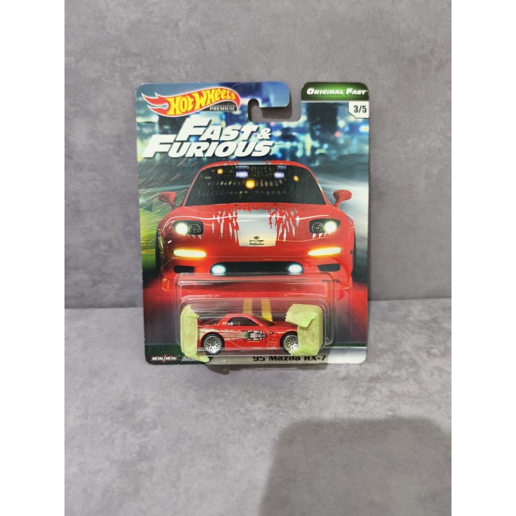 Hotwheels Fast and furious Mazda Rx-7 Premium