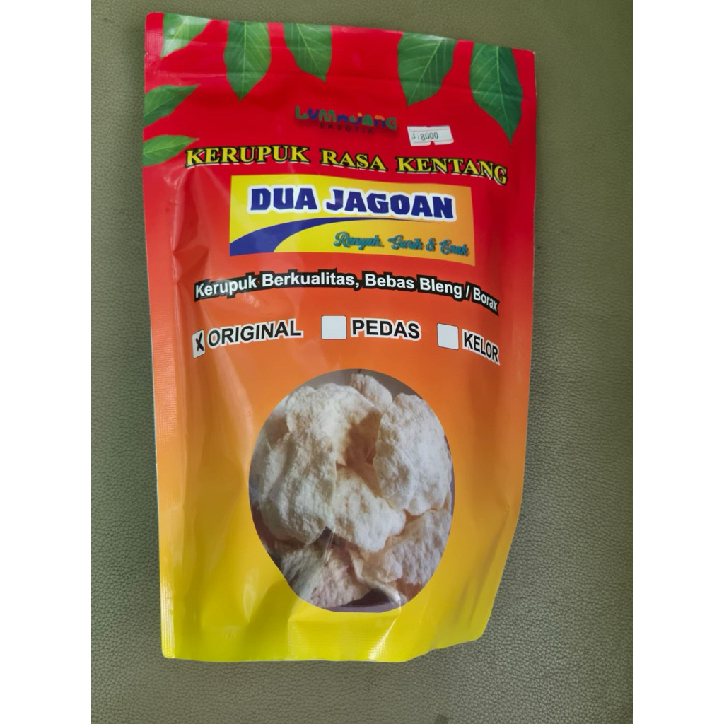 Kerupuk Rasa Kentang Dua Jagoan Original