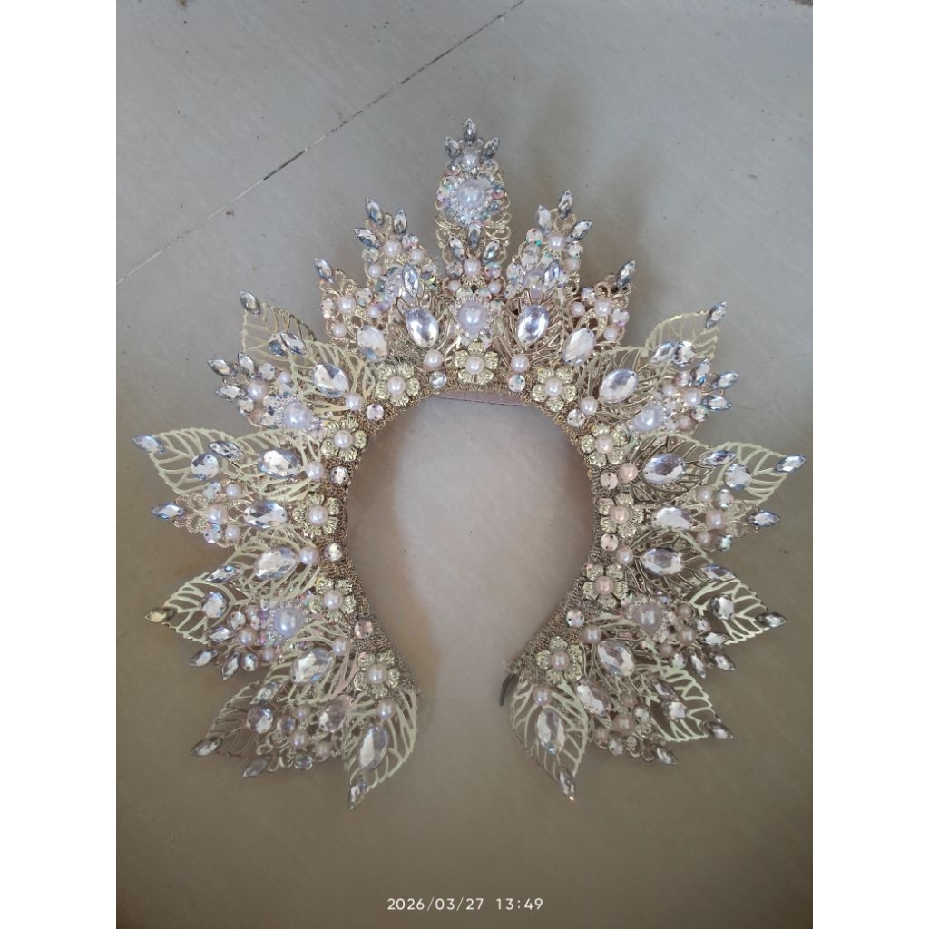 bando sunting pengantin melayu/mahkota sunting Bugis/bando adat modern /aksesoris tari &karnaval/mah