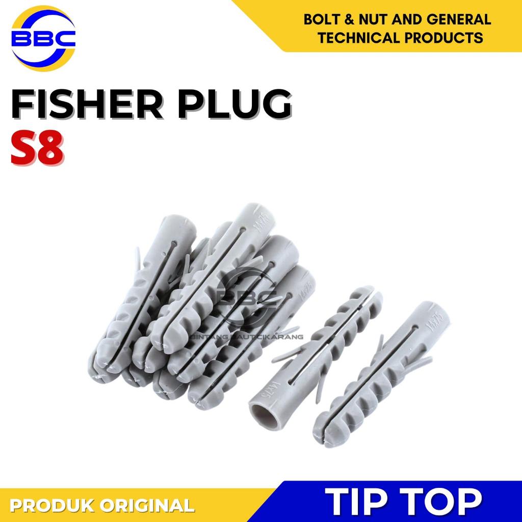Fisher S8 | Fisher Tip Top S8 Tiptop Pengencang Sekrup / Pengait Sekrup Tembok